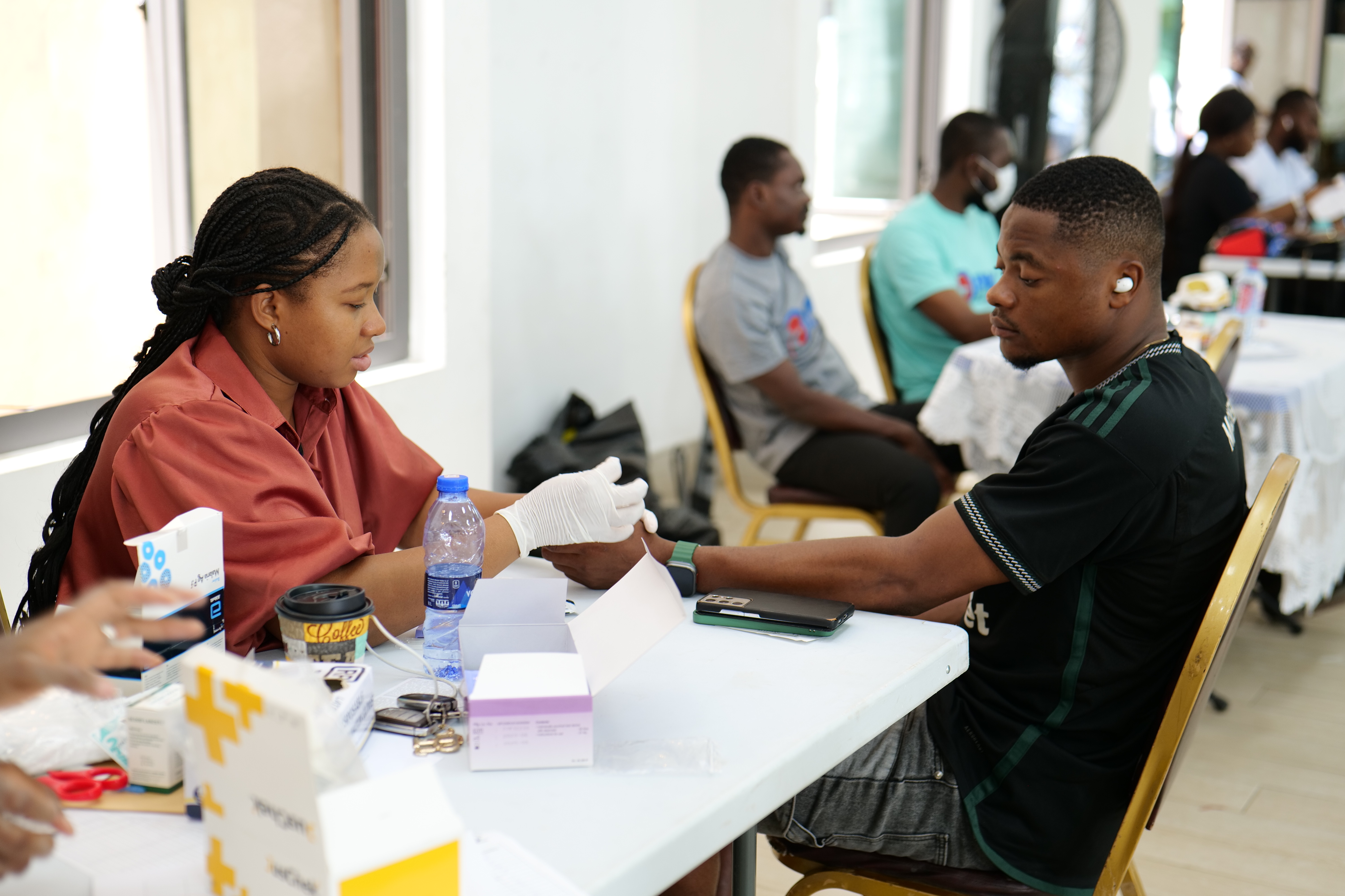 Community health screening event